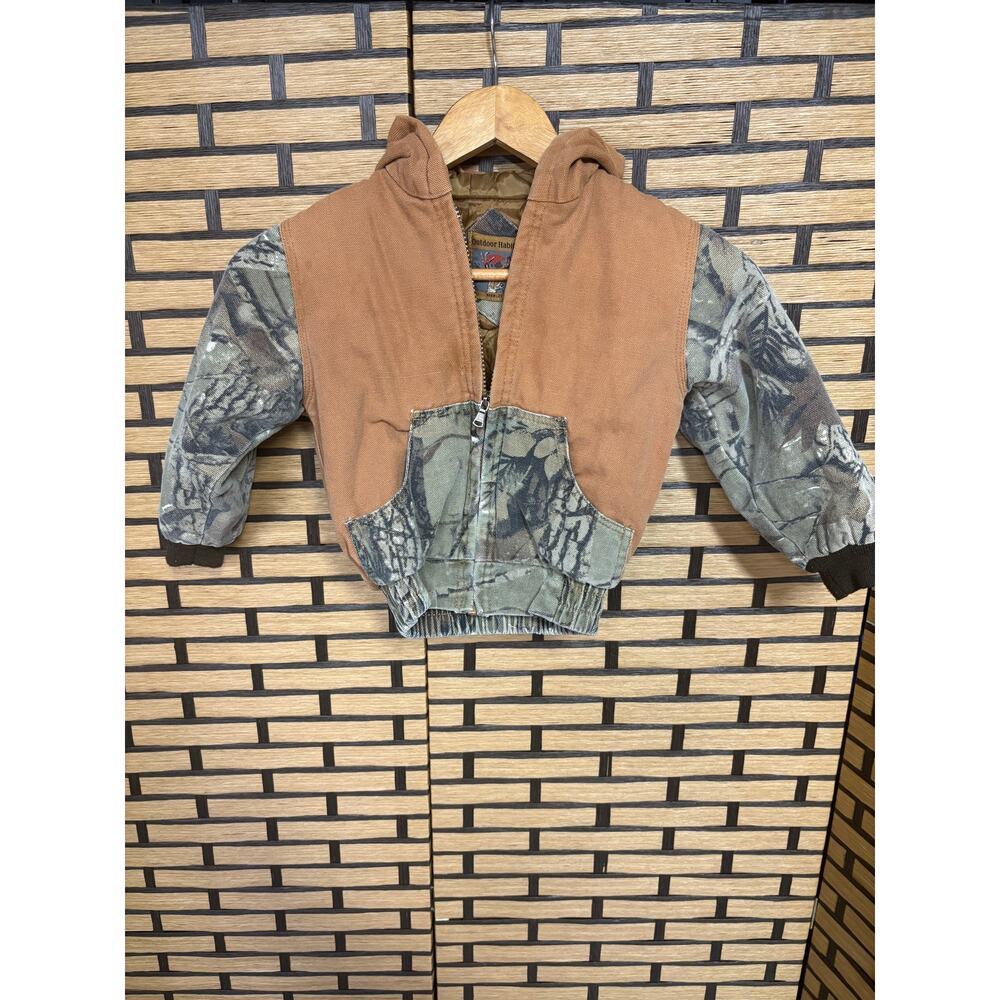 Indoor‎ Habitat Tan Camo Jacket Size 2T